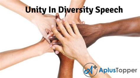 Speech Unity In Diversity